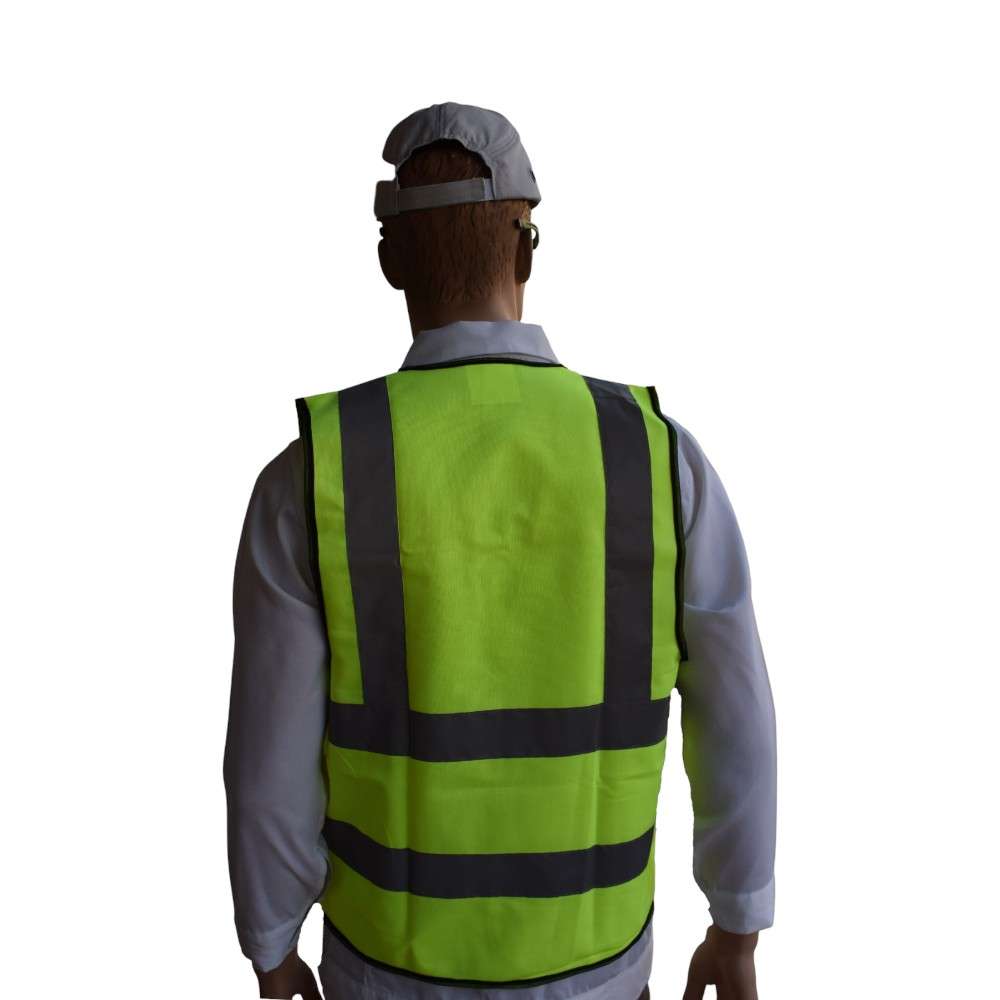Empiral Glitter Y high Visibility Reflective Safety Vest 120Gsm With ID Pocket, Yellow, Size S2 1
