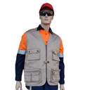Empiral Technician Vest, Small Size, 200gsm 80/20, Durable Utility Vest with Pockets for Field Work - Khaki 1