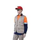 Empiral Technician Vest, XL Size, 200gsm 80/20, Durable Utility Vest with Pockets for Field Work - Khaki 3