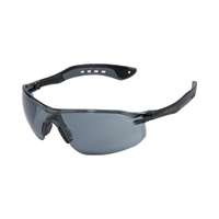 Empiral Active UV Protected Safety Goggles, Used for Eye Protection, Black Lens, Black Frame - Pack of 12