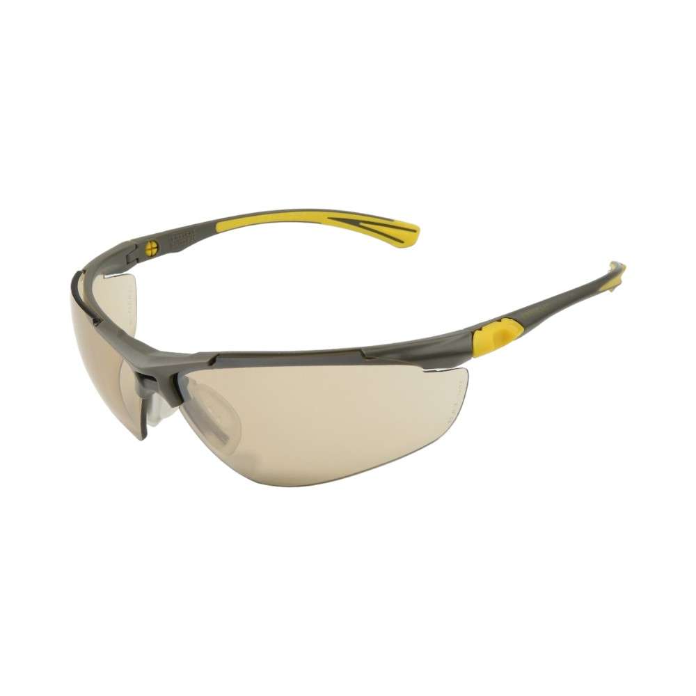 Empiral Super Fit UV Protected Safety Googles, Bronze Mirror, Brown/Yellow Frame, 12Pieces/pack 0