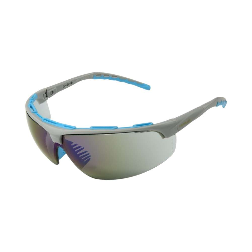 Empiral Maxima UV Protected Safety Googles, Blue Mirror, Grey/Blue Frame, 10Pieces/pack 0