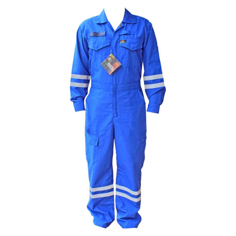 Lenzing Fire Retardant Coverall 150Gsm, Size 48,Blue 0