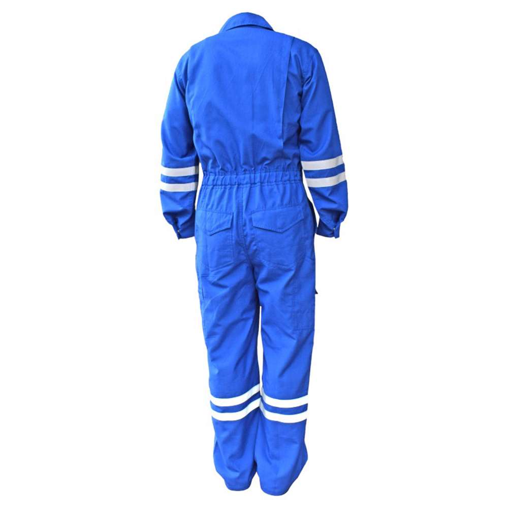 Lenzing Fire Retardant Coverall 150Gsm, Size 48,Blue 3