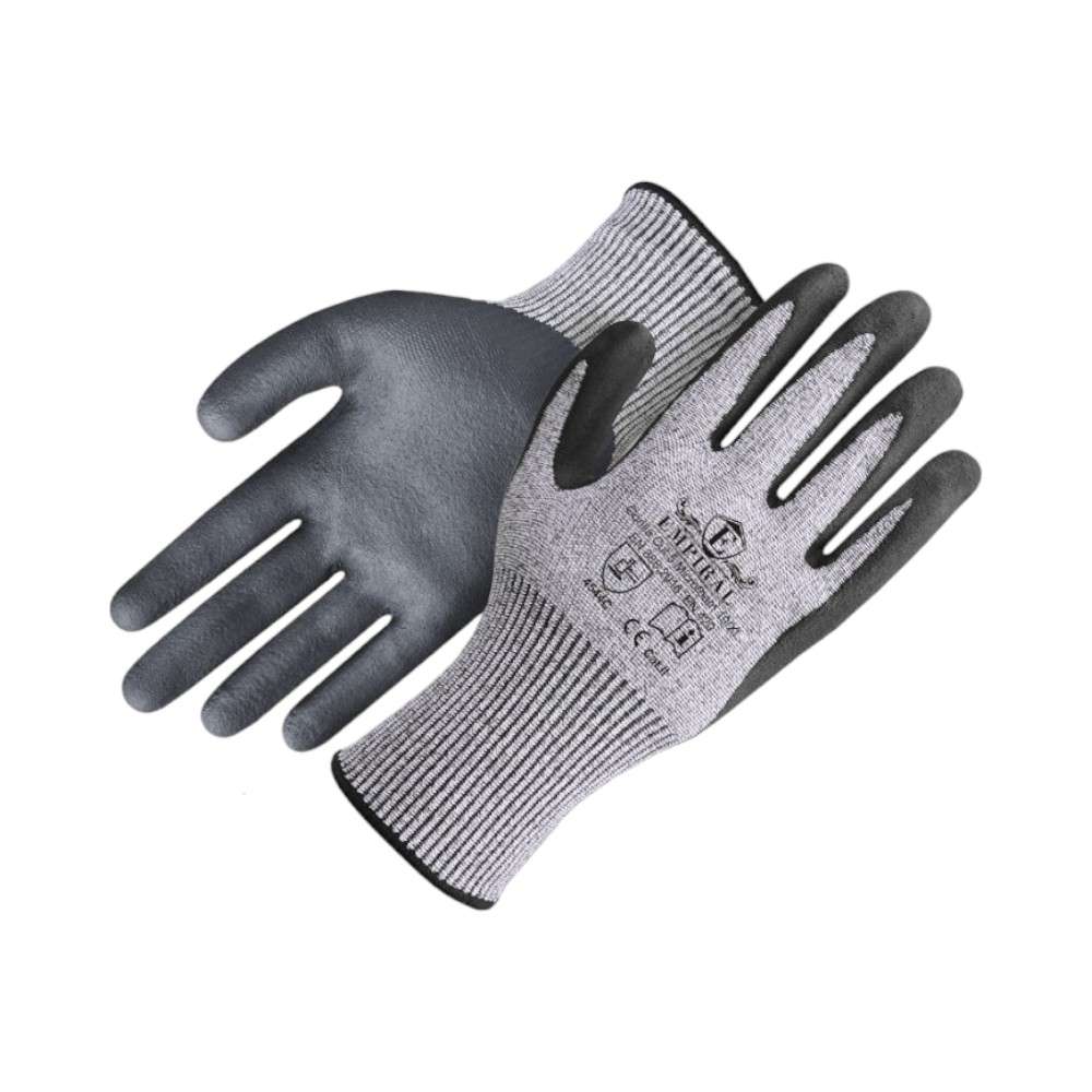 Empiral Gorilla U2 5 Cut resistant gloves HPPE Nitrile Microfoam Coating, Medium,1 Pair/Pack