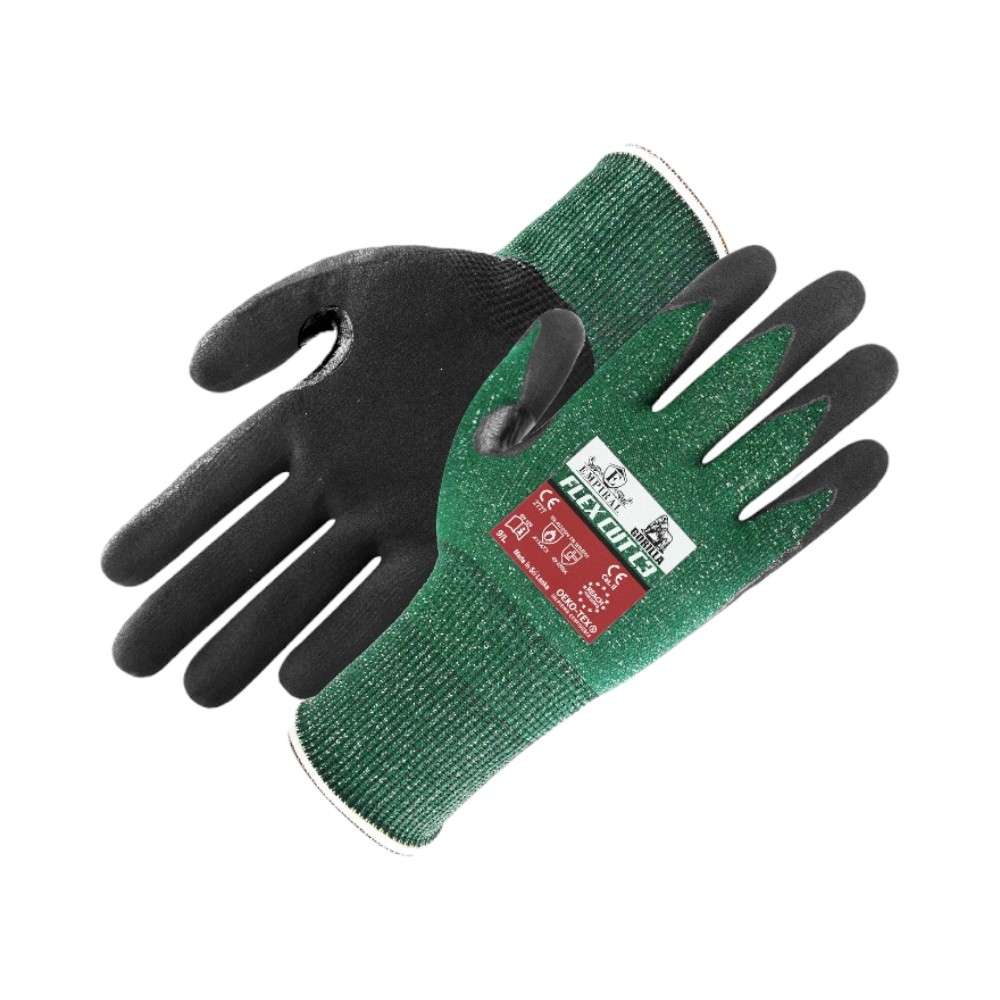 Empiral Gorilla Flex C3 Cut resistant gloves, Nitrile Coated, Medium,1Pair/pack 0