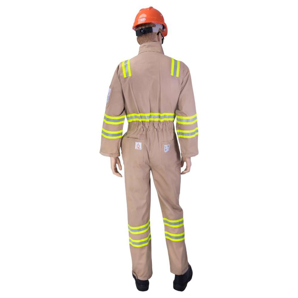 Empiral Safeguard C Fire Retardant Coverall, 320gsm, Khaki, Small 1