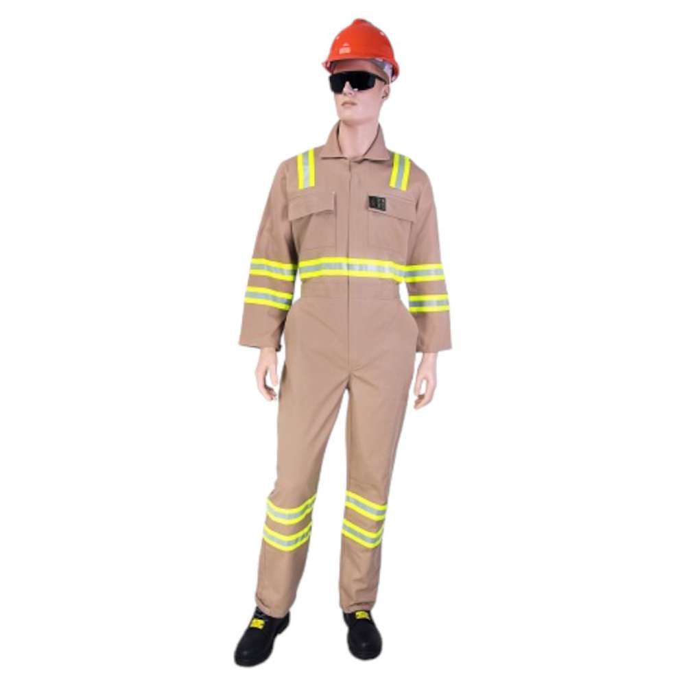 Empiral Safeguard Pro Fire Retardant Coverall 260Gsm, Khaki, Small 0