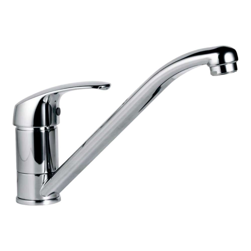 خلاط الحوض جاكوار بمقبض واحد مع فتحة تصريف منبثقة موديل (EKO-CHR-33173B) لون (Chrome) 0