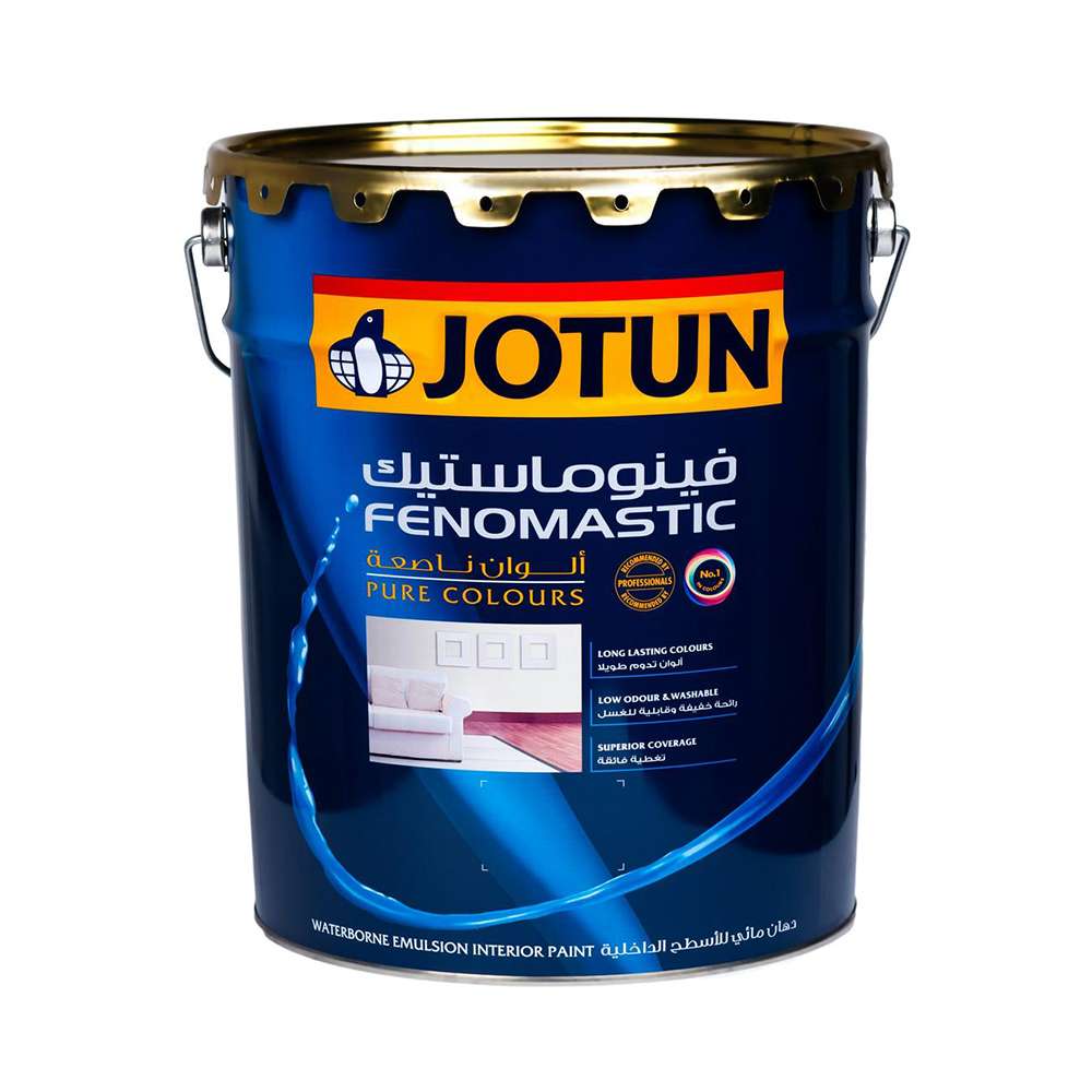 Jotun Fenomastic Pure Colour Emulsion Matt, 18L 5081, Suitable for Cool, Elegant Spaces - Silver Moon 0