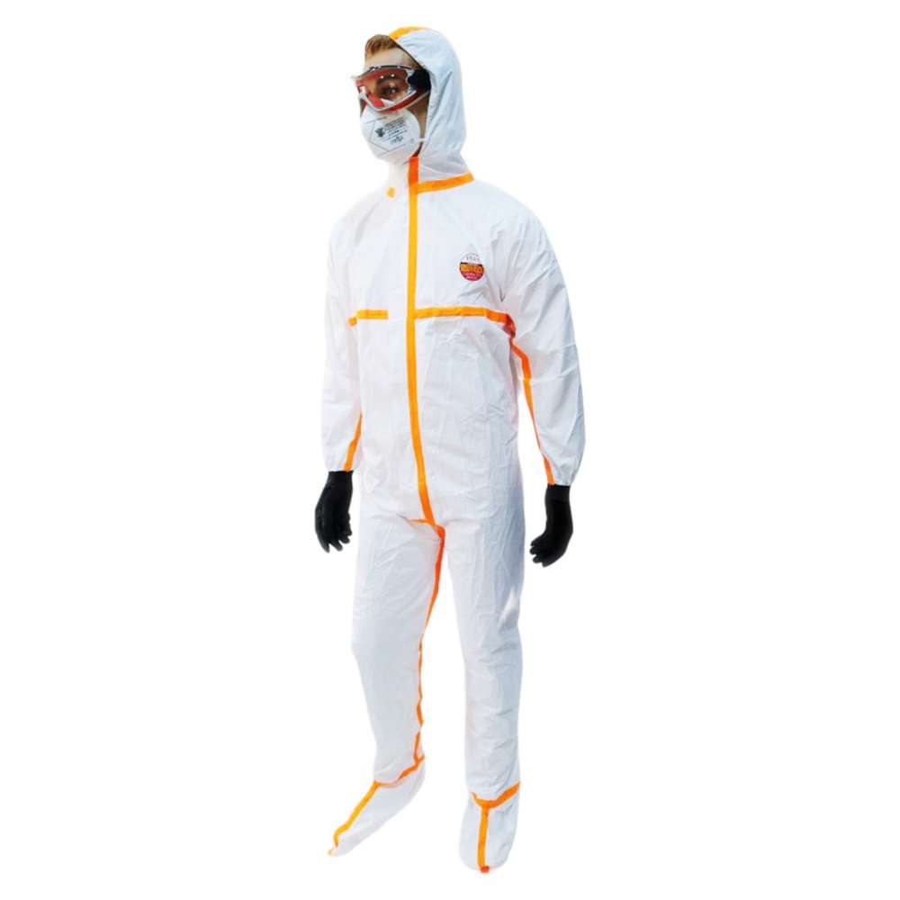 TSGC Proguard Microporous Coverall, 63Gsm, White, Medium 0