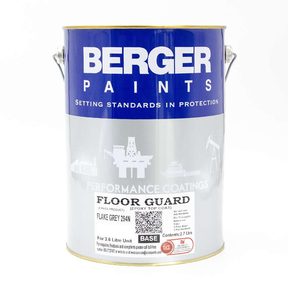Asian Paints Berger, Floor Guard Epoxy Top Coat, J071 - 20L / 5L 6