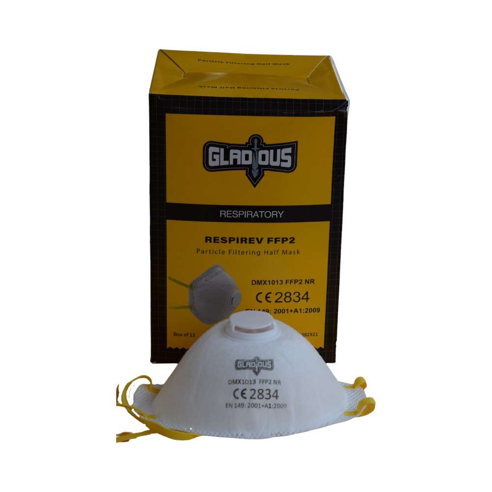 Gladious FFP2 Half Mask, NR Particulate respirator, 20Pcs/Pack 1