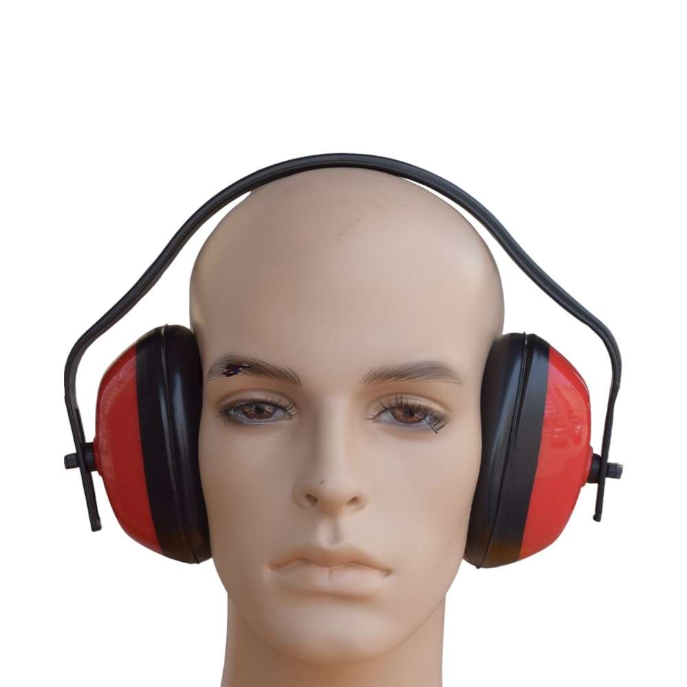 Gladious Headband Ear Muff, 23dB NRR, Black/Red 0