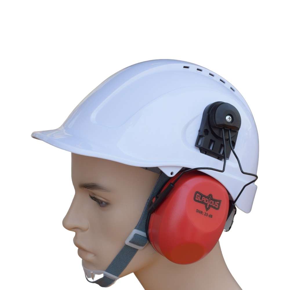 غطاء حماية الأذن من (Gladious) المثبّت بقدرة حماية (NRR 23dB) باللون الأحمر 1