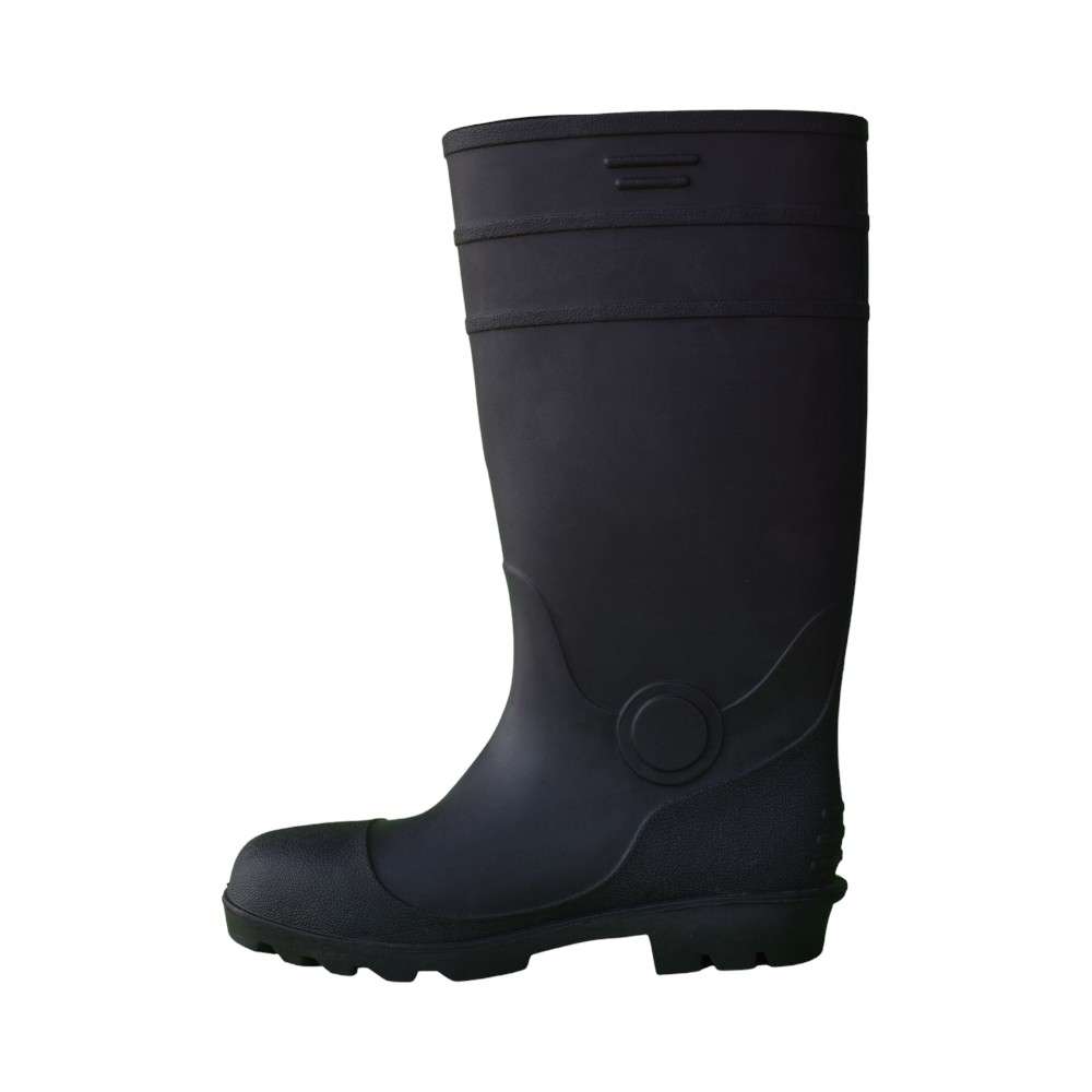 Gladious PVC Steel Toe Safety Gumboots - Black, 40 1