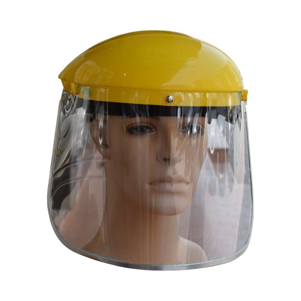 Gladious Face Shield Brow Guard, HDPE, Yellow