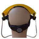 Gladious Face Shield Brow Guard, HDPE, Yellow 2