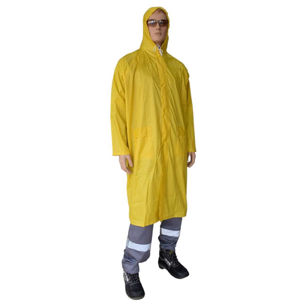 Gladious PVC 170T Polyester base Raincoat, Yellow, 4XL 0
