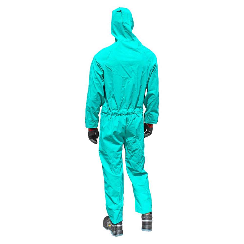 Gladious Chemical Resistance & Limited Flamability 400gsm PVC Coverall, XL, Green 0