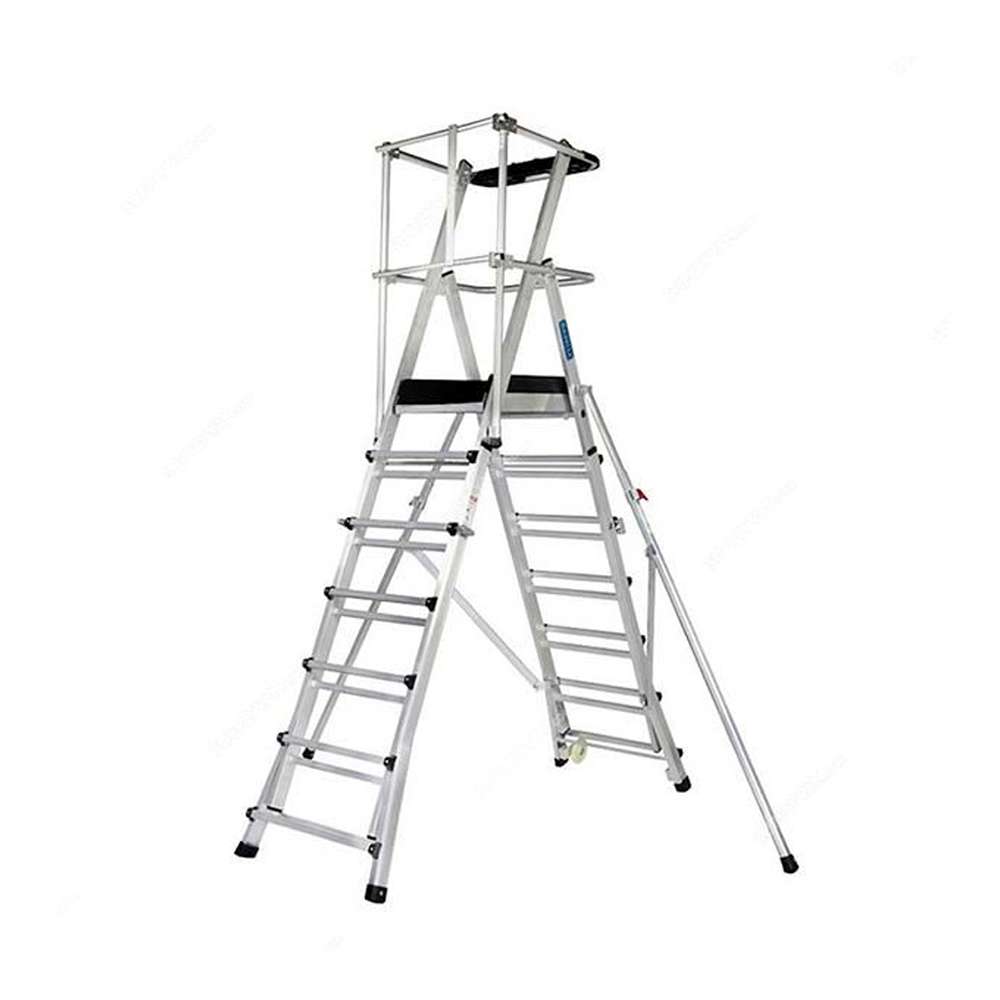 Gazelle Guardian Telescopic Platform Step Ladder 2.1 Mtrs 150 Kg Weight Capacity G1012 1