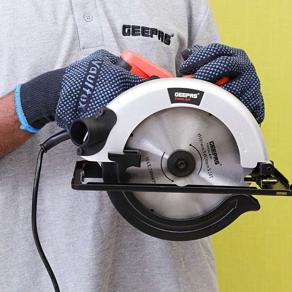 Geepas 185mm 1200W Multi-Purpose Circular Saw 3