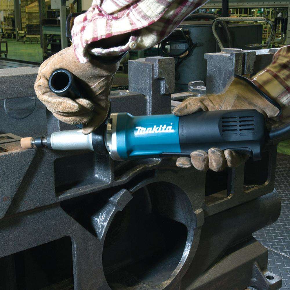 Makita GD0801C Die Grinder 6mm Collet 750W with Side Handle 1