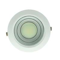Geepas Round Slim LED Bulb, 25W, 6500K, Suitable for Home & Office - Natural Cool White