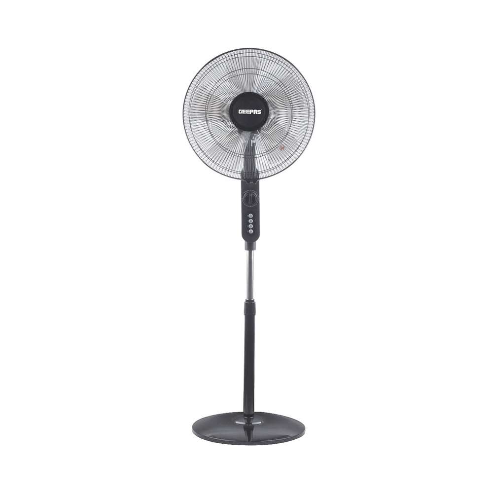 Geepas 16" Stand Fan with Adjustable Upward & Downward Bending Tilt Mechanism 60W 0