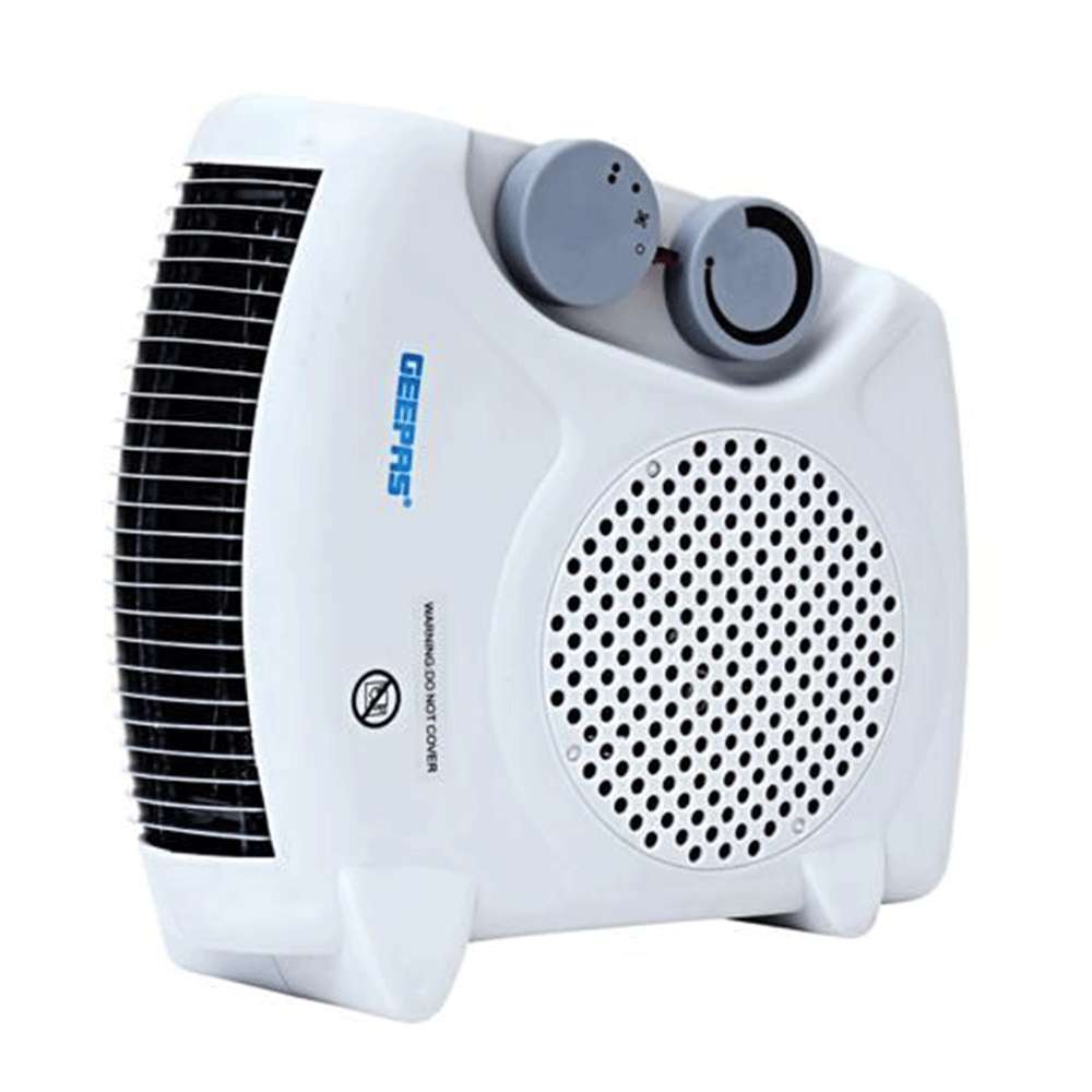 Geepas Fan Heater Adjustable Thermostat with Overheating Protection & Power Indicating Lamp 0