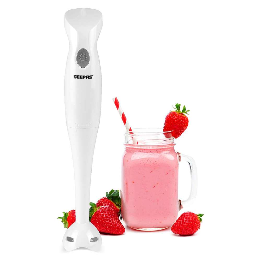 Geepas Hand Blender with Injection Shell Dual Speed Setting & Detachable Stick 200W
