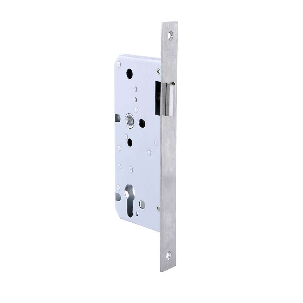 قفل الأبواب جيباس ذو الإطار المدمج من الستانلس ستيل قياس (235mm) لغرف النوم والحمامات ومختلف الأبواب موديل (GHW65024) 0