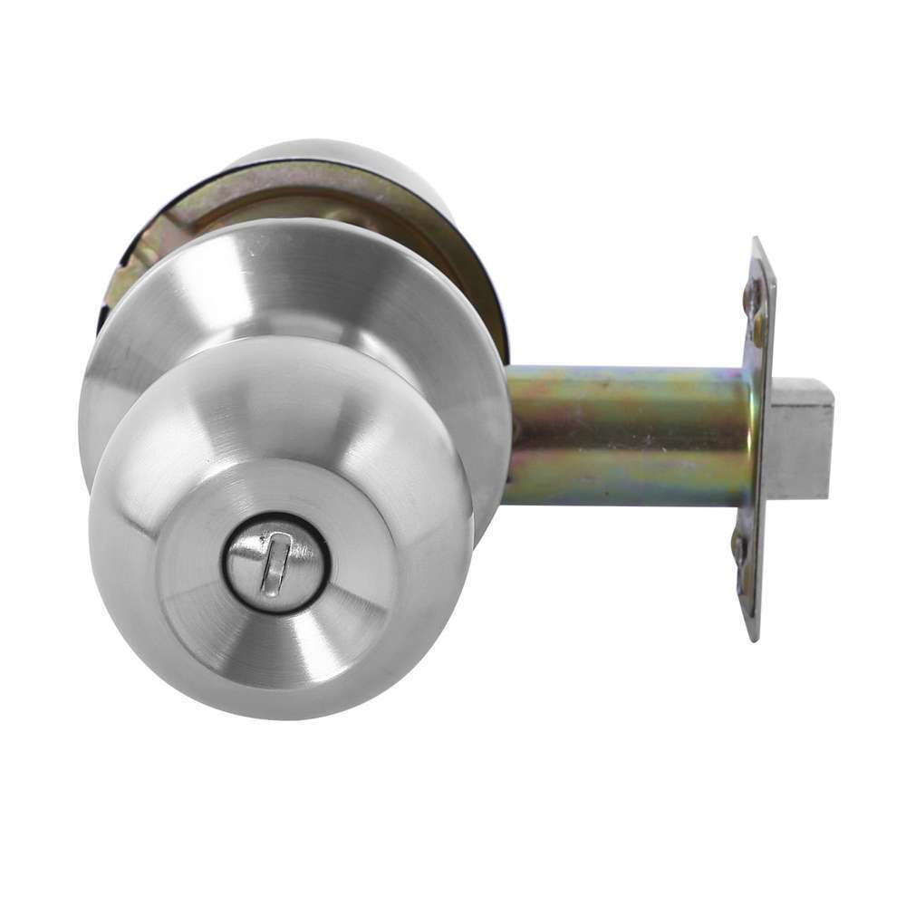 Geepas GHW65027 Stainless Steel Cylindrical Door Knob Lock 1