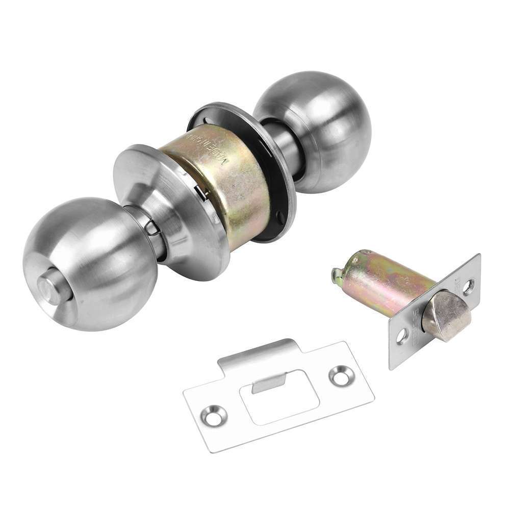 Geepas GHW65027 Stainless Steel Cylindrical Door Knob Lock 2