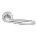 Geepas SS304 Mortise Rosette Hollow Lever Handle, Curve Design, Suitable for Fancy Doors 0