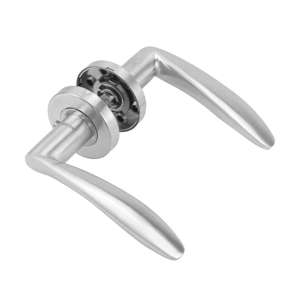 Geepas GHW65048 Mortise Rosette Solid Lever Handle 1