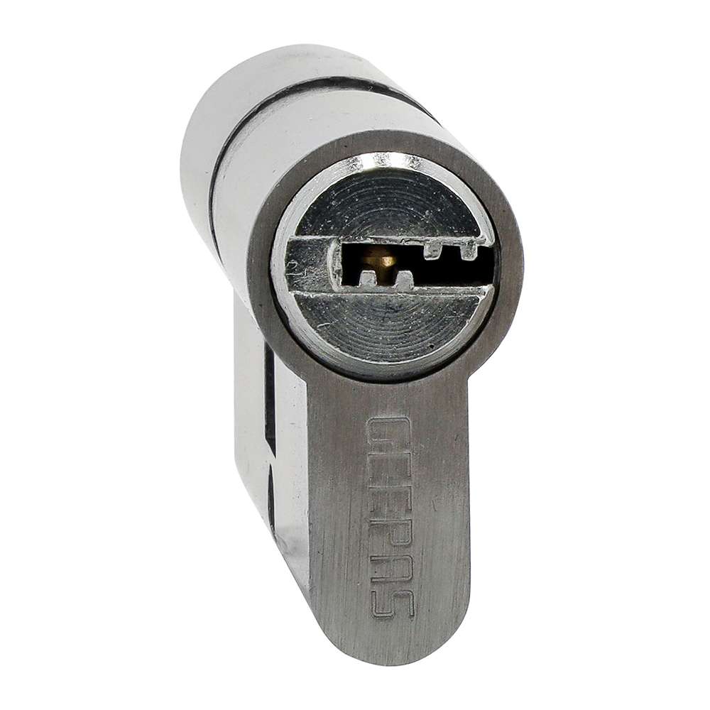 قفل الباب الاسطواني المصنوع من النحاس طول (70mm) المزود بثلاث مفاتيح (GHW65075)  2
