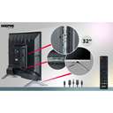 Geepas 32" LED HD TV Slim wih 2 HDMI 4