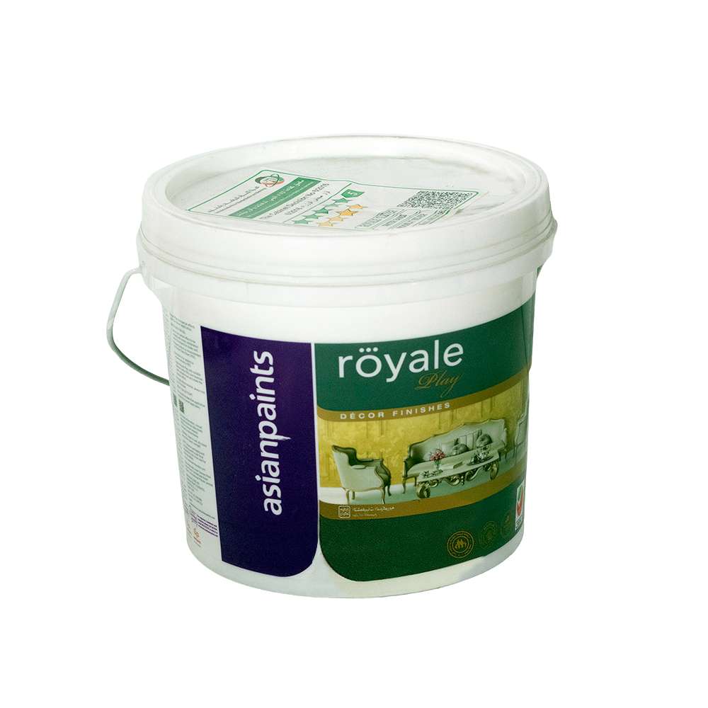 Asian Paints Berger Royale Glitter Paint 4L Moonlit Silver 0