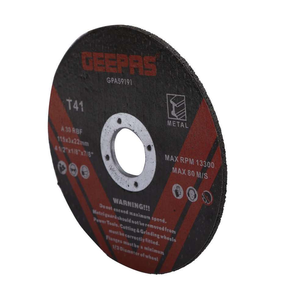 Geepas GPA59191 Professional Metal Cutting Disc 115 x 3 x 222mm 4