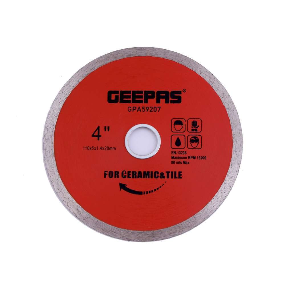 Geepas GPA59204 222mm X 115mm Segmented Concrete Cutting 0