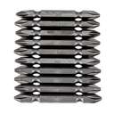 Geepas Double-Ended PH2 Bit Set, Used for Drywall Screws & High Torque Driving - Pack of 10 0