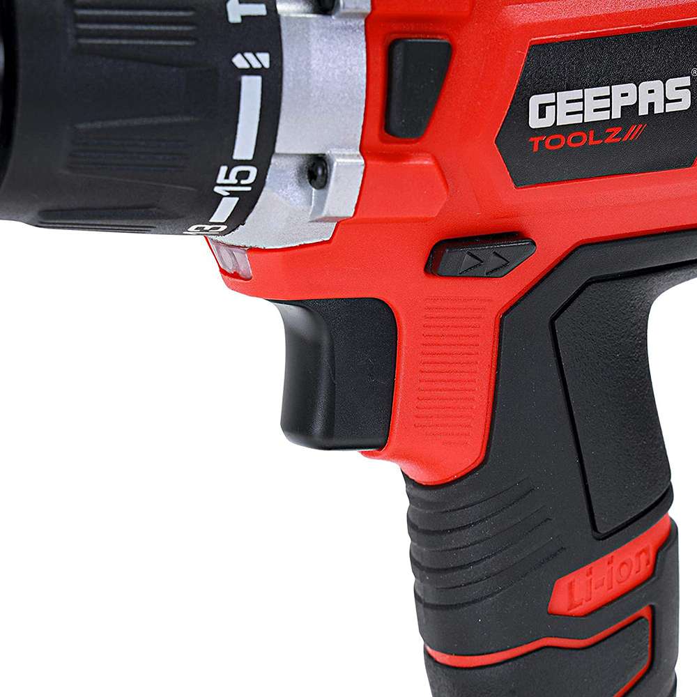 Geepas 18V Cordless Percussion Drill - Driver with Hammer Function 2