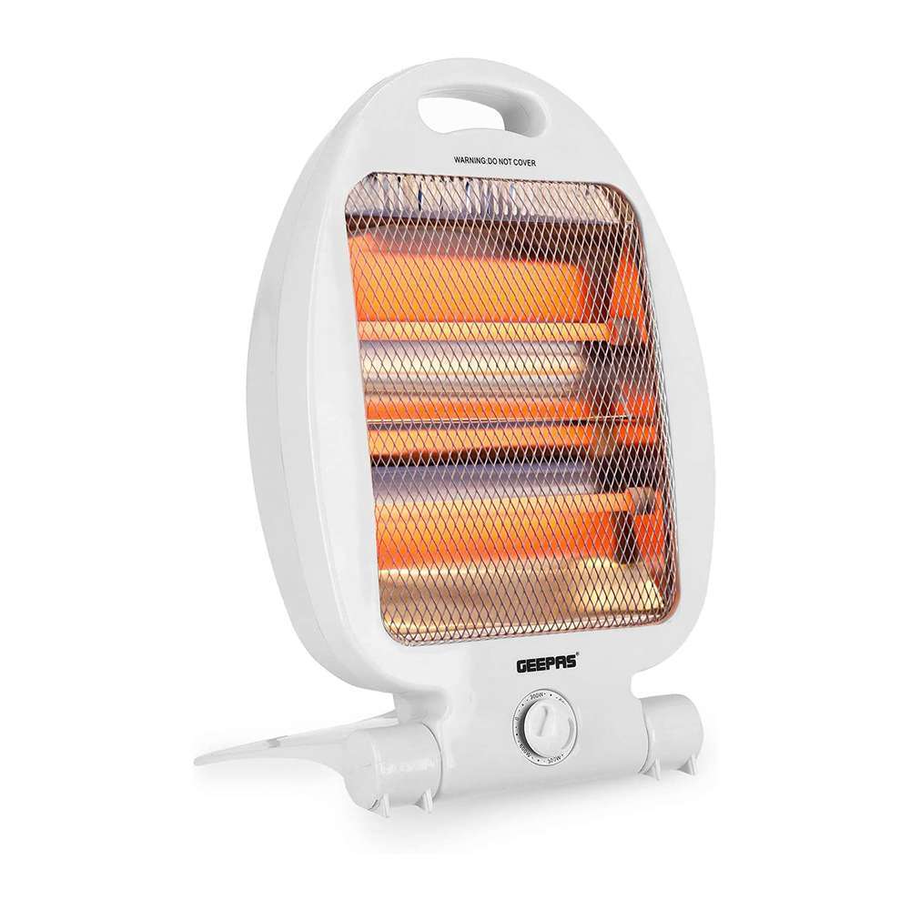 Geepas Quartz Halogen Heater Dual Heat Settings 600W/800W 0