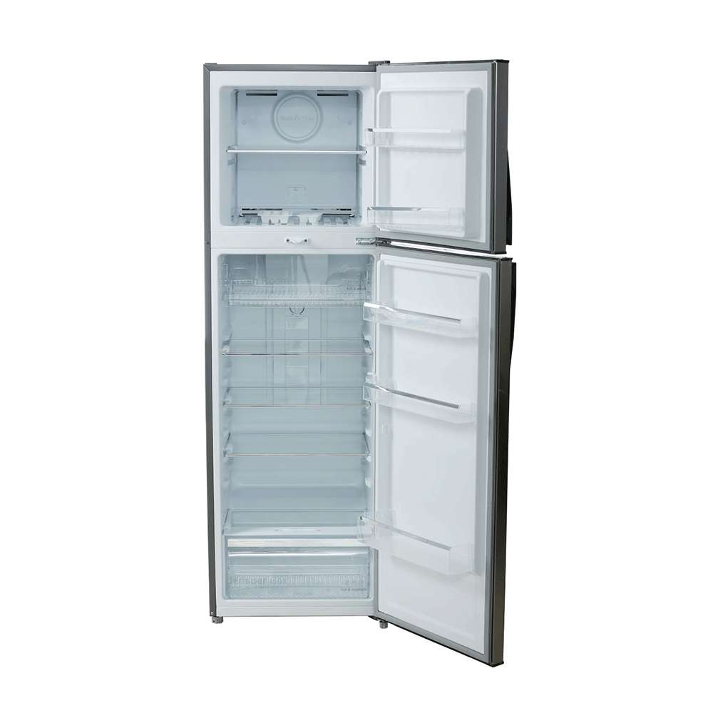 Geepas 320L Double Door Refrigerator Recessed Handle Low Noise & Low Energy Consumption 3