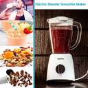 Geepas 2-in-1 Multi-Functional Blender, 1.5L, Comes with Grinder Jar & 2 Speeds + Pulse 500W, Used for Kitchen & Home 7