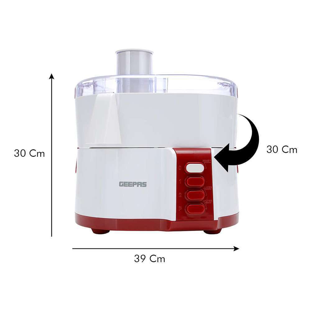 Geepas 4-In-1 Food Processor & Blender Juicer Dual Speed with Pulse Function 600W 2