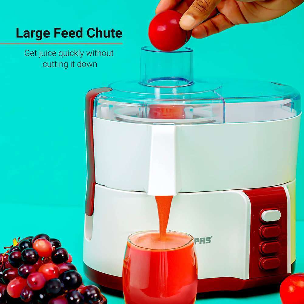 Geepas 4-In-1 Food Processor & Blender Juicer Dual Speed with Pulse Function 600W 4