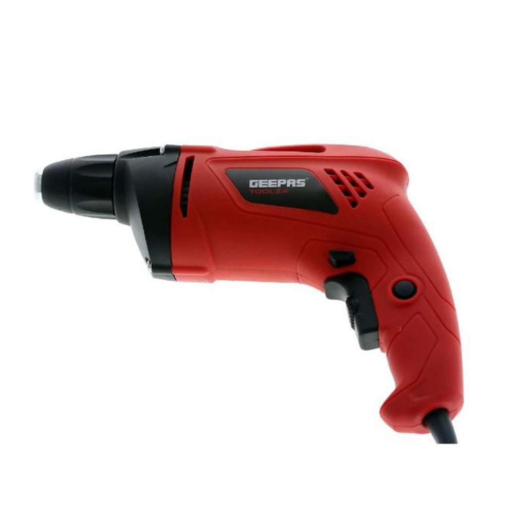 Geepas 500W Drywall Electric Screwdriver with Lock-On Switch 0