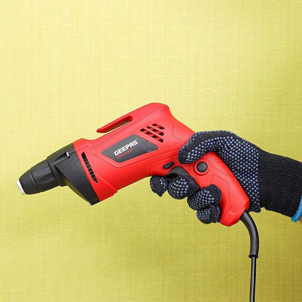 Geepas 500W Drywall Electric Screwdriver with Lock-On Switch 4